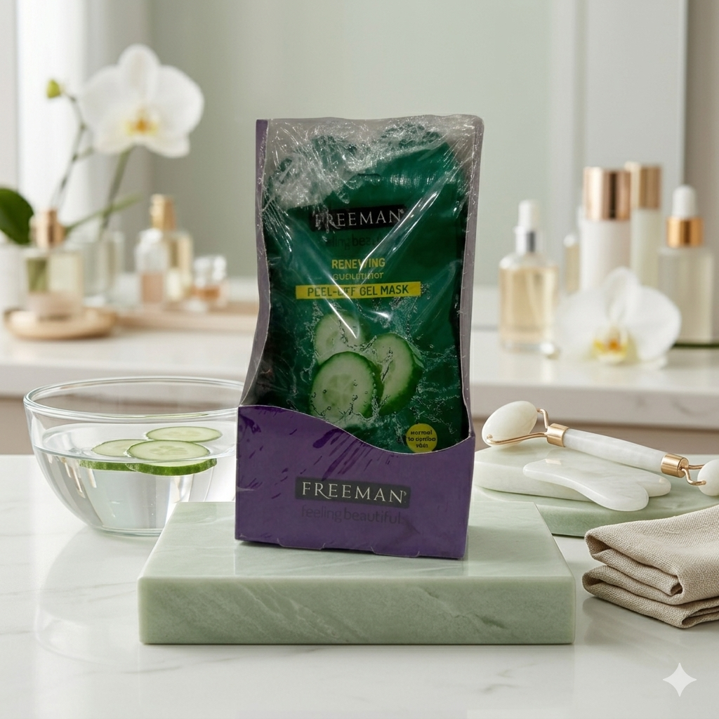 🥒✨ Freeman Renewing Cucumber Peel-Off Gel Face Mask (15ml)  ✨🥒