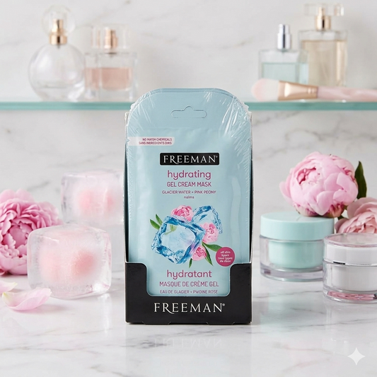 ❄️🌸 Freeman Hydrating Glacier Water + Pink Peony Gel Cream Mask (15ml)  🌸❄️