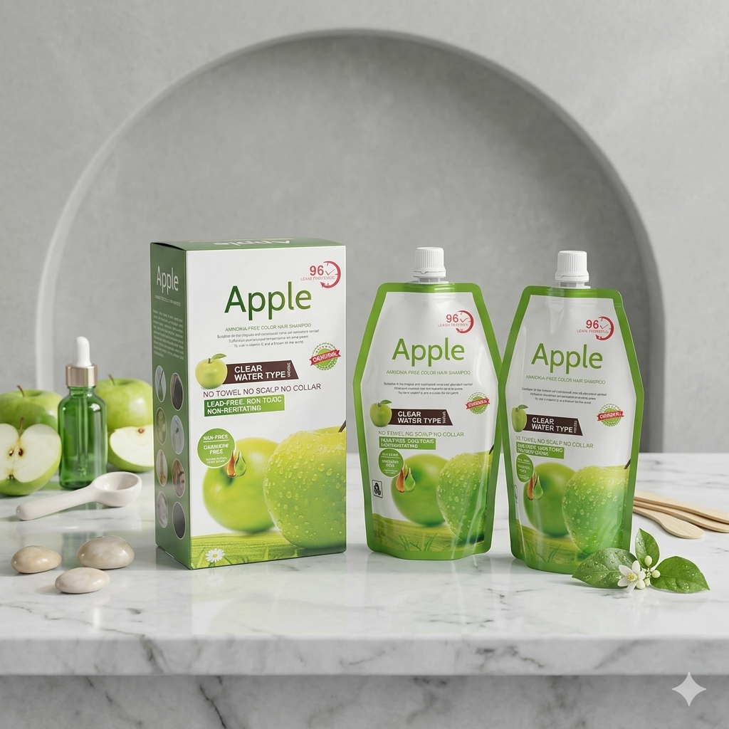 Apple Hair Color Cream 1000ml – Long Lasting Rich Color