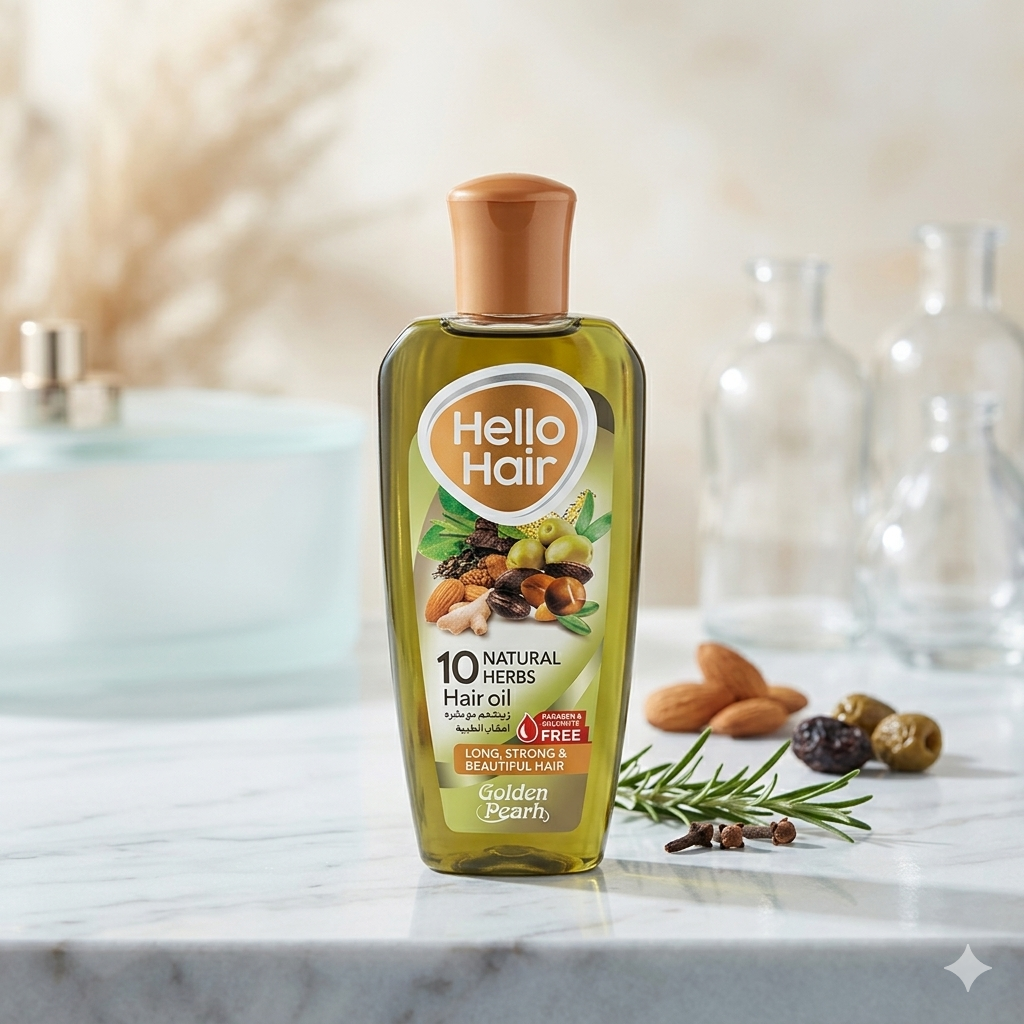 Hello & Hair 10 Natural Herbal Hair Oil 100ml