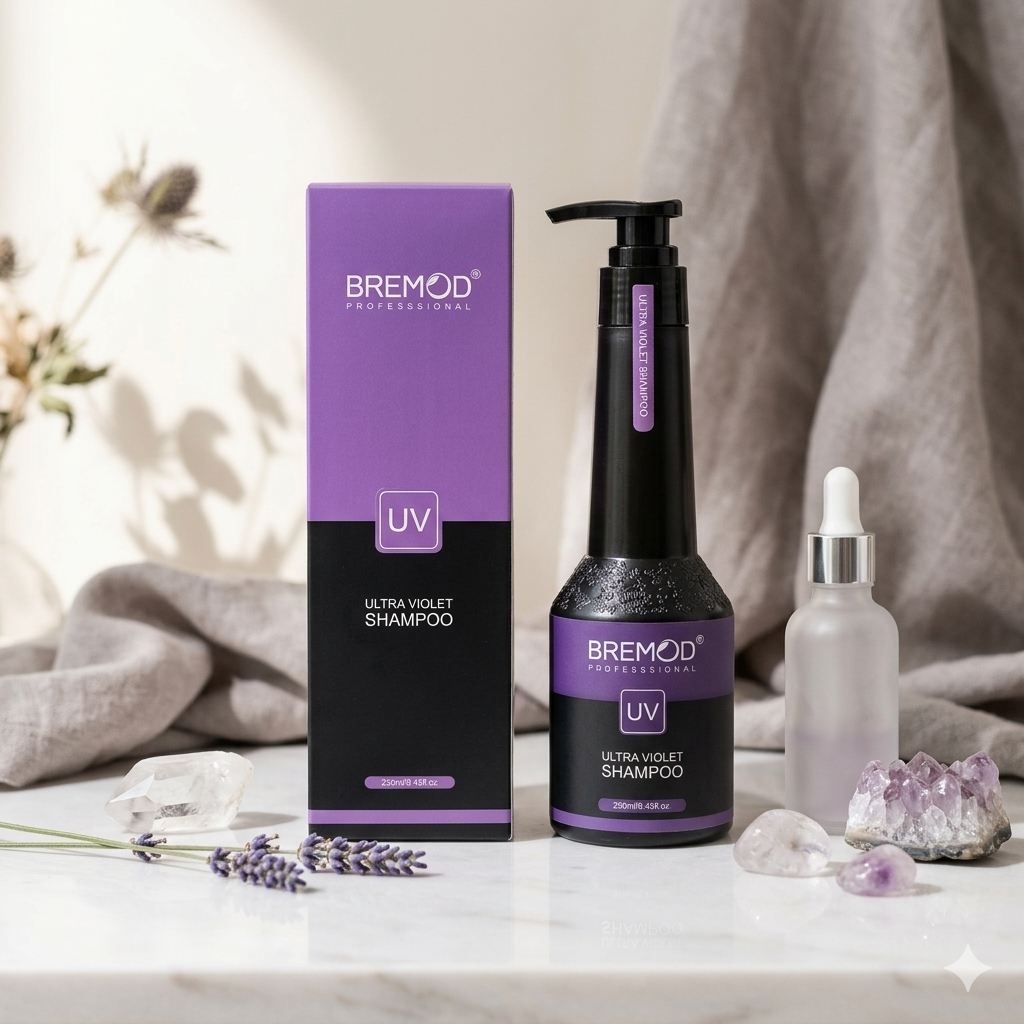 Bremod UV Ultra Violet Shampoo 250ml – Instantly Removes Yellow Tones