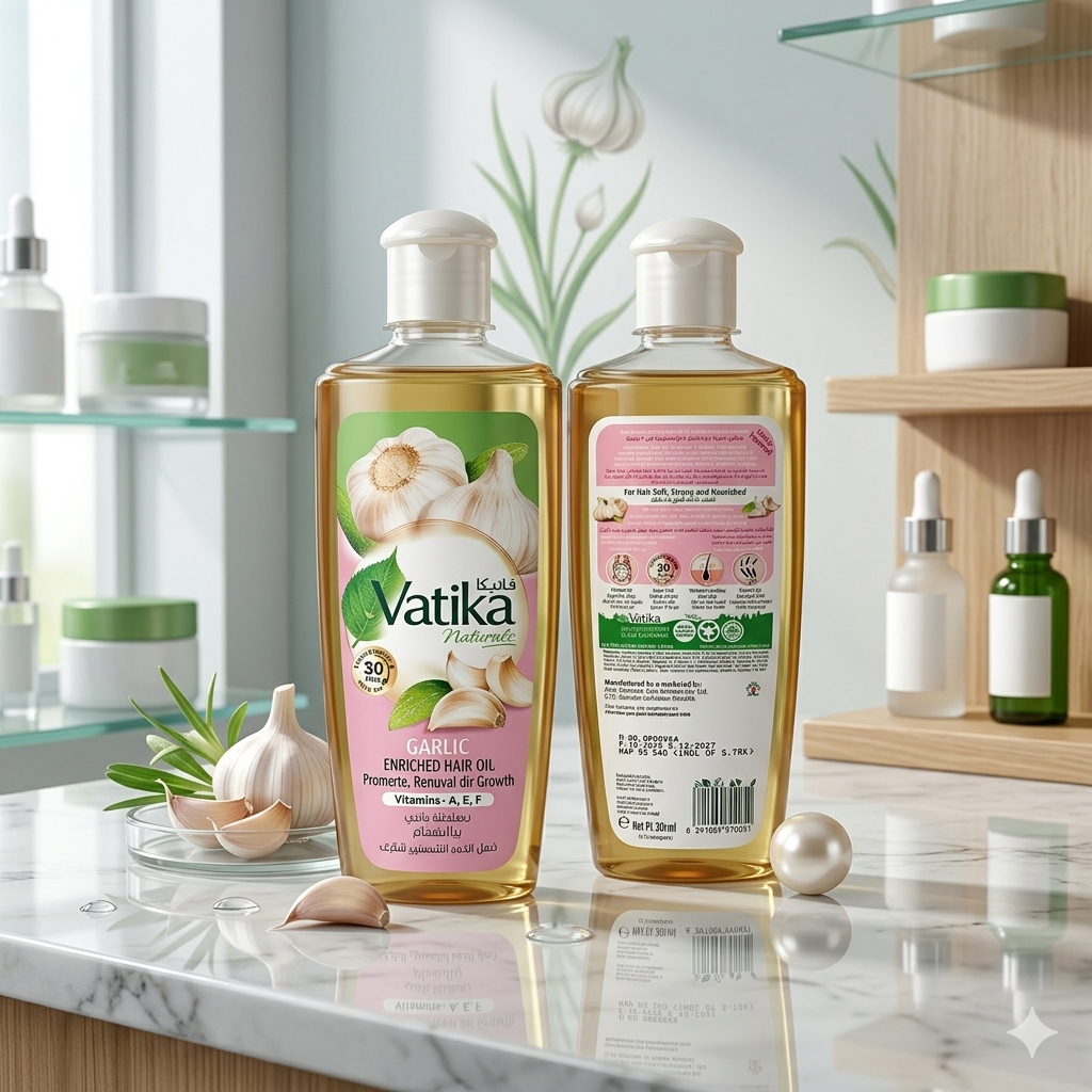 Vatika Garlic Natural Hair Oil 200ml
