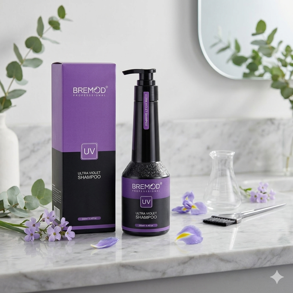 Bremod UV Ultra Violet Shampoo 250ml – Instantly Removes Yellow Tones