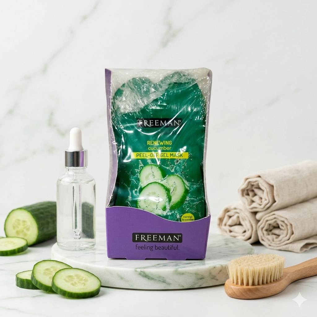 🥒✨ Freeman Renewing Cucumber Peel-Off Gel Face Mask (15ml)  ✨🥒