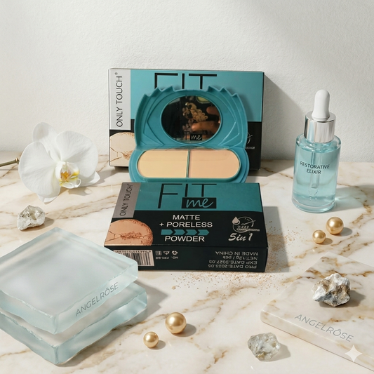 Touch Fitme Matte + Poreless Powder is a 3-in-1 compact kit