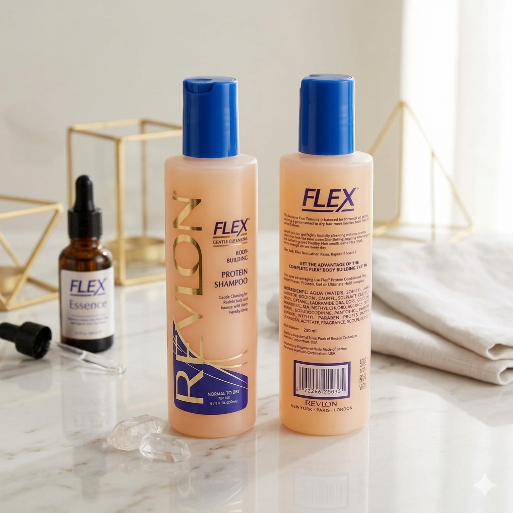 Flex Normal to Dry Hair Body Building Protein Shampoo – 592ml