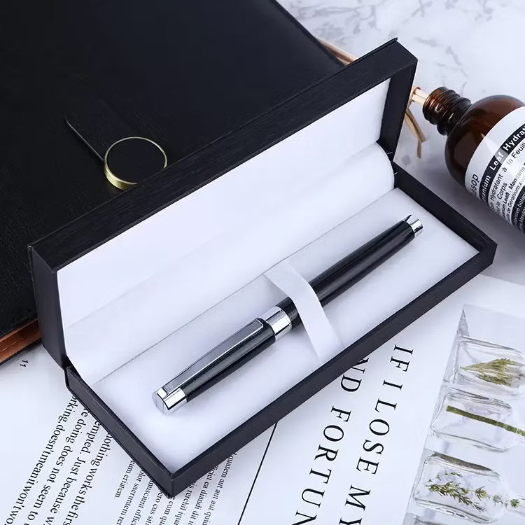 Gullor Hero 616 Classic Black & Silver Fountain Pen
