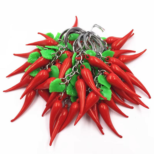 Red Chili Keychain – Stylish Cute Bag Charm for Girls