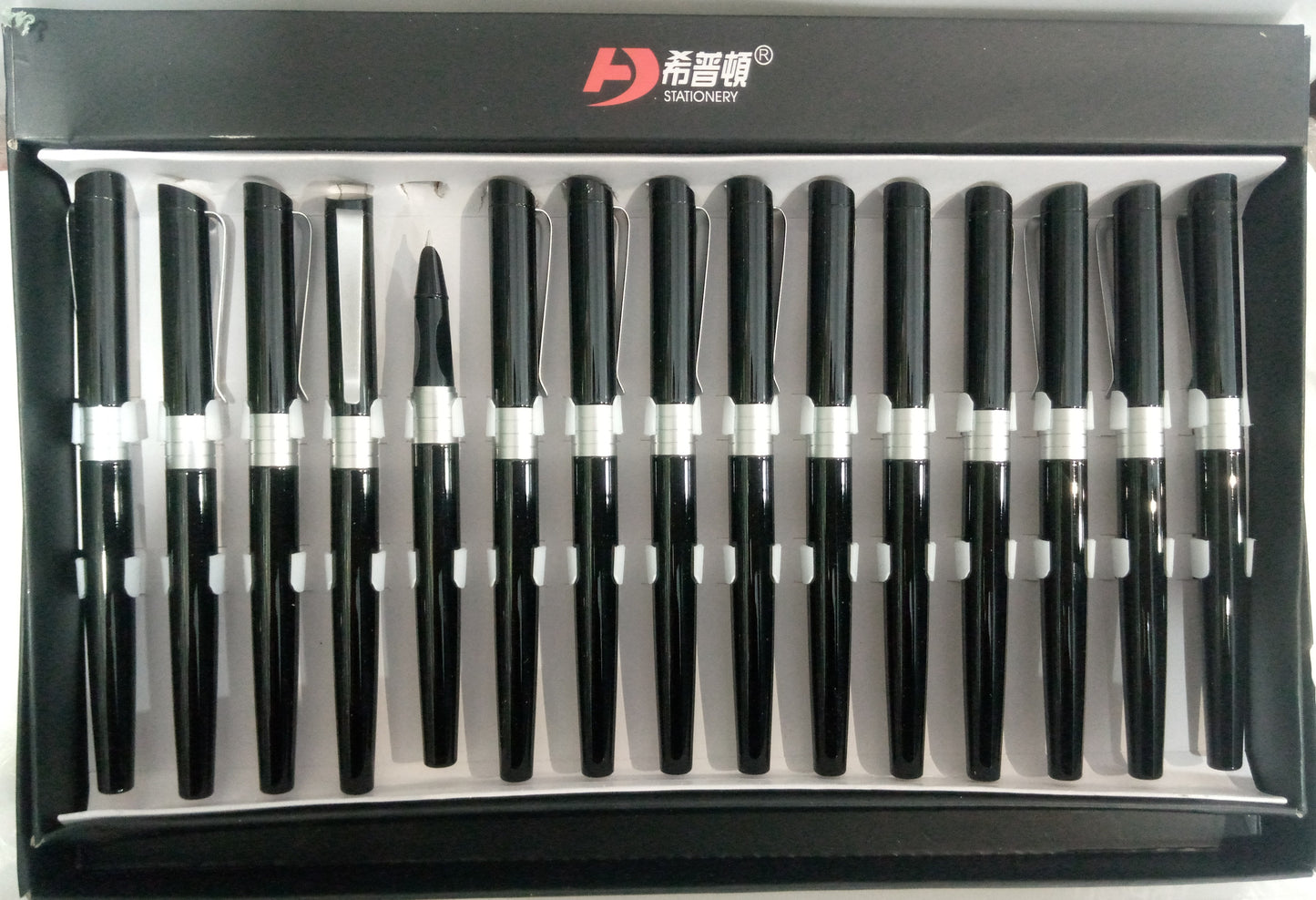 Gullor Hero 616 Classic Black & Silver Fountain Pen