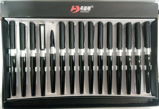 Gullor Hero 616 Classic Black & Silver Fountain Pen