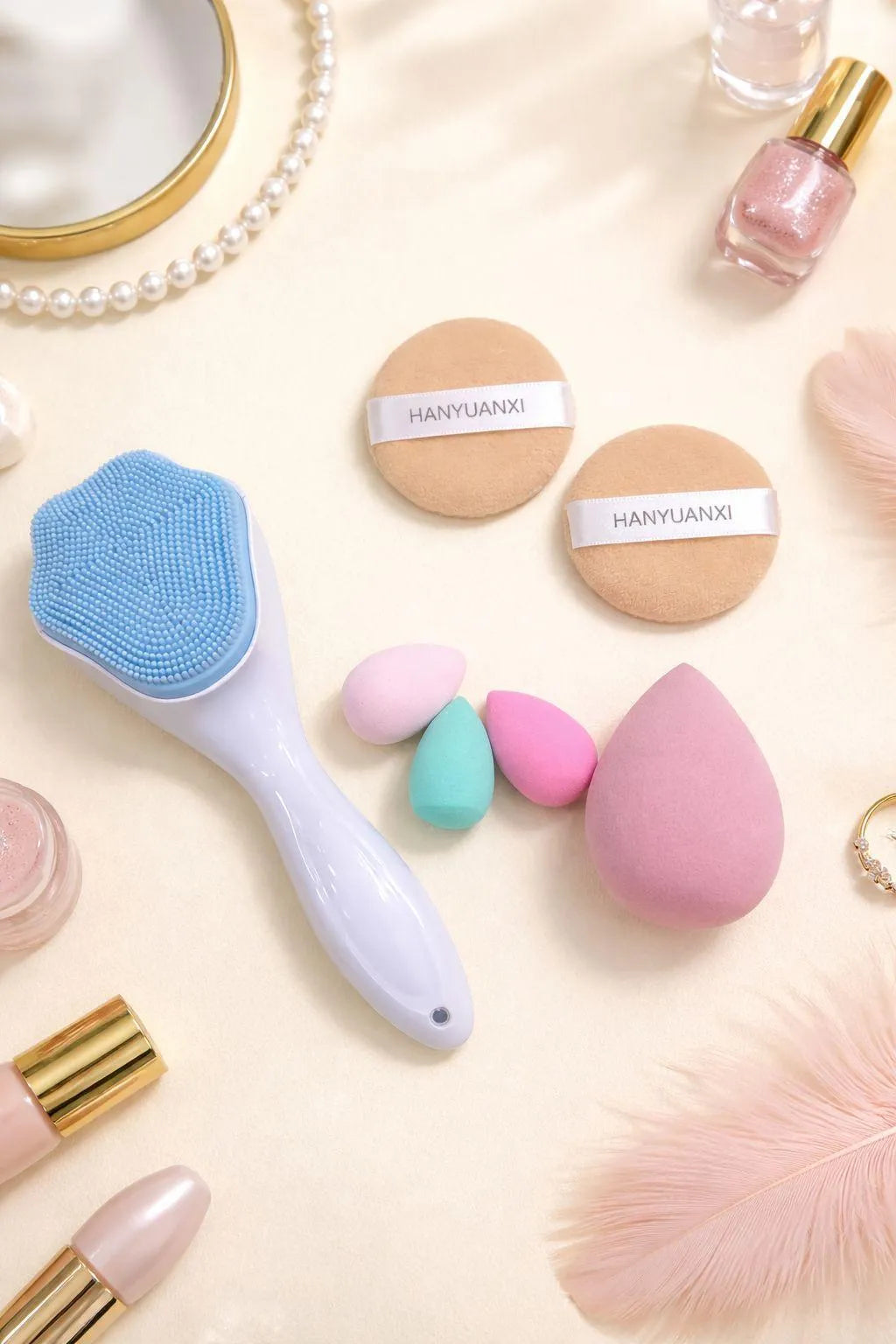 Multicolor Beauty Blender Makeup Sponge Set 7Pcs