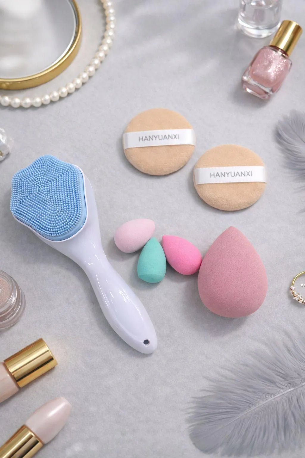 Multicolor Beauty Blender Makeup Sponge Set 7Pcs