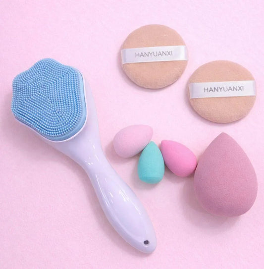 Multicolor Beauty Blender Makeup Sponge Set 7Pcs