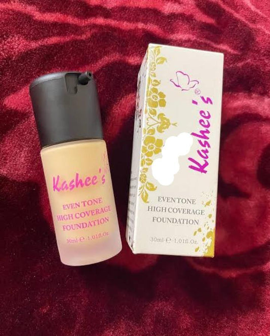 Kashee's High Coverage Liquid Foundation 30ml (Fair Ivory Normal)