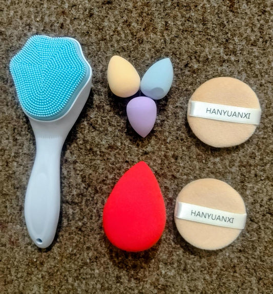 Multicolor Beauty Blender Makeup Sponge Set 7Pcs