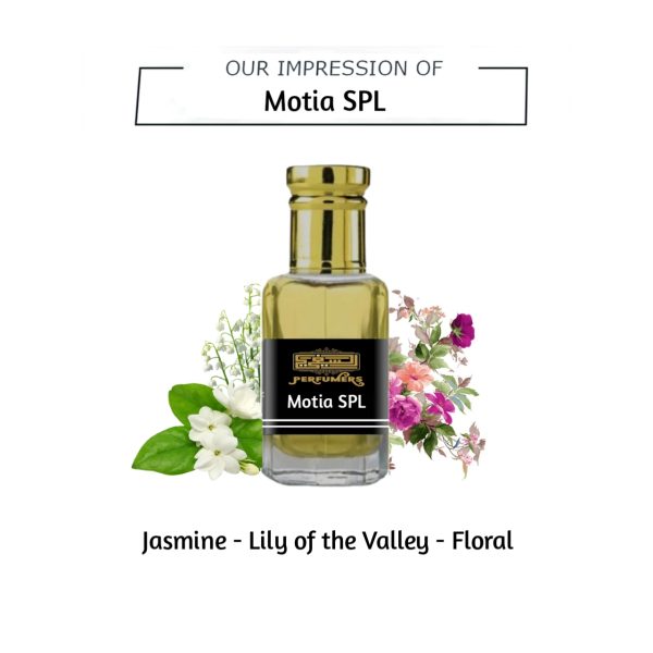Motia Attar Jasmine Floral Long-Lasting Concentrated Attar 12ml