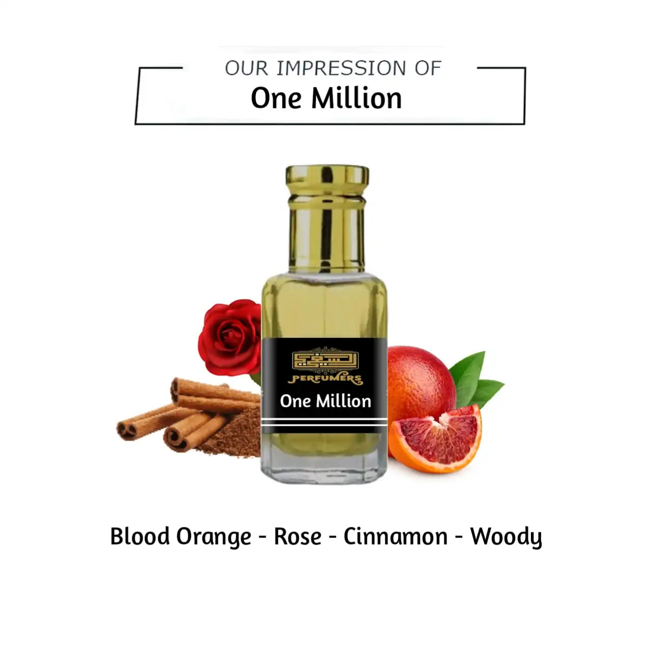 One Million Attar – Luxurious Spicy & Woody Concentrated Perfume for Men 12ml