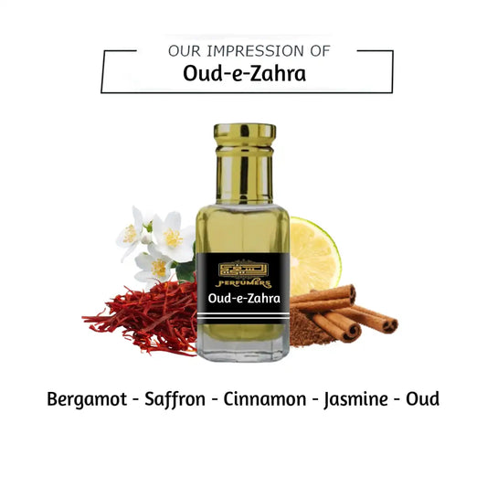Oud e Zahra Attar – Luxurious Arabic Oud Perfume | Long Lasting & Alcohol-Free 12ml