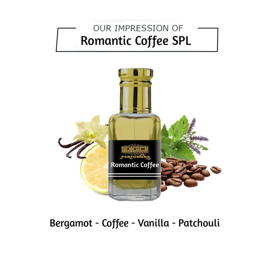 Romantic Coffee SPL Attar – Long Lasting Perfume Oil with Sweet Coffee & Vanilla Notes 12ml