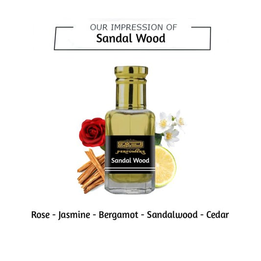 Sandalwood Attar – Pure Sandal Concentrated Perfume Oil 12ml