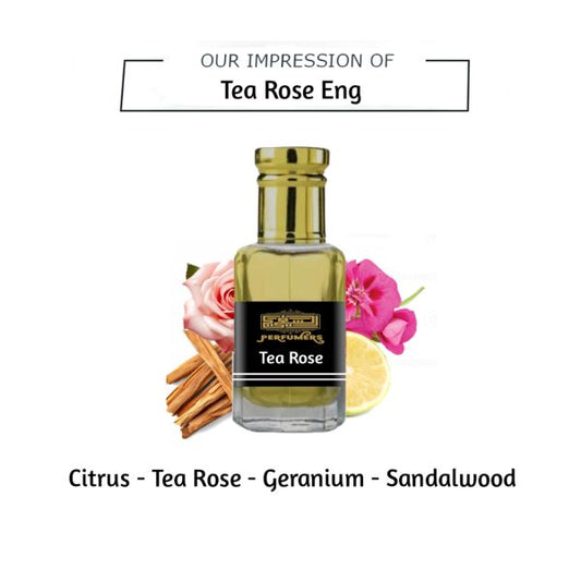 Tea Rose Attar – Elegant English Rose Attar | Long-Lasting Floral Concentrated Perfume Oil 12ml