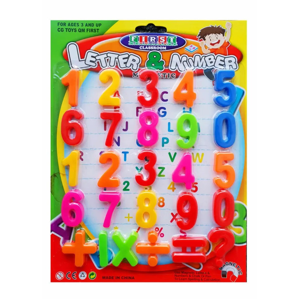 Magnetic Letter Number