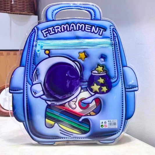 Cute Kids Coloring bag set