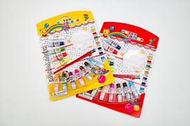 Kids Water Paint Set – 12 Colors with 2 Brushes (T10900)
